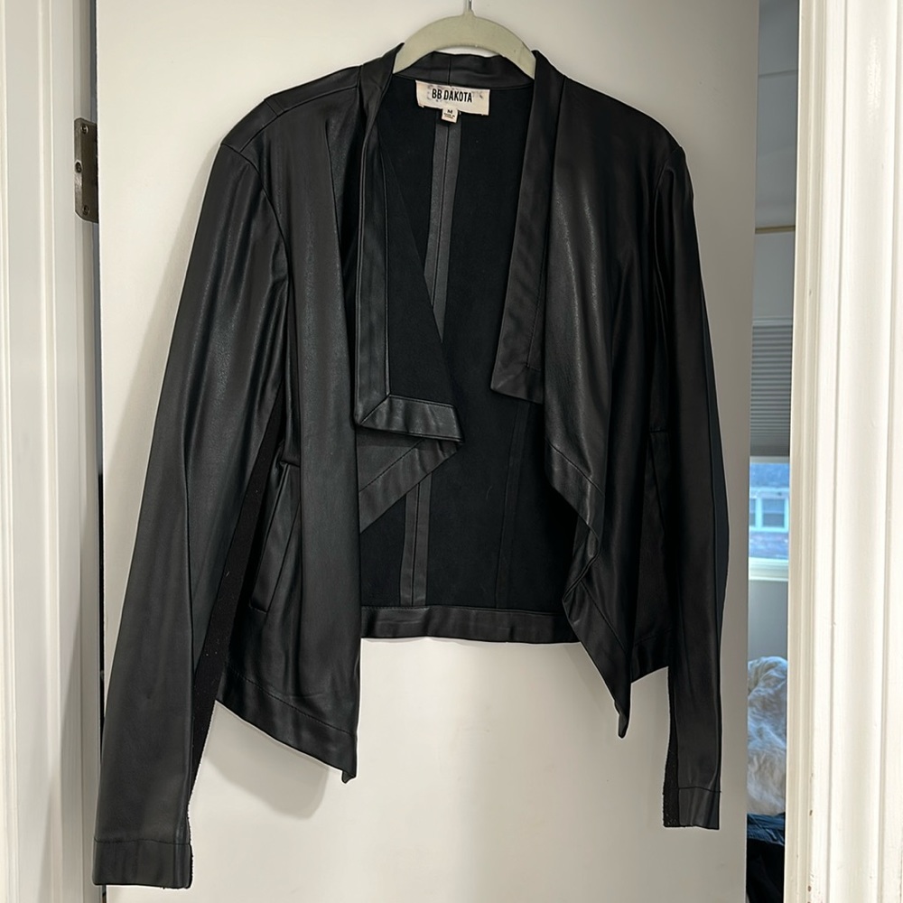 BB Dakota lightweight faux leather jacket